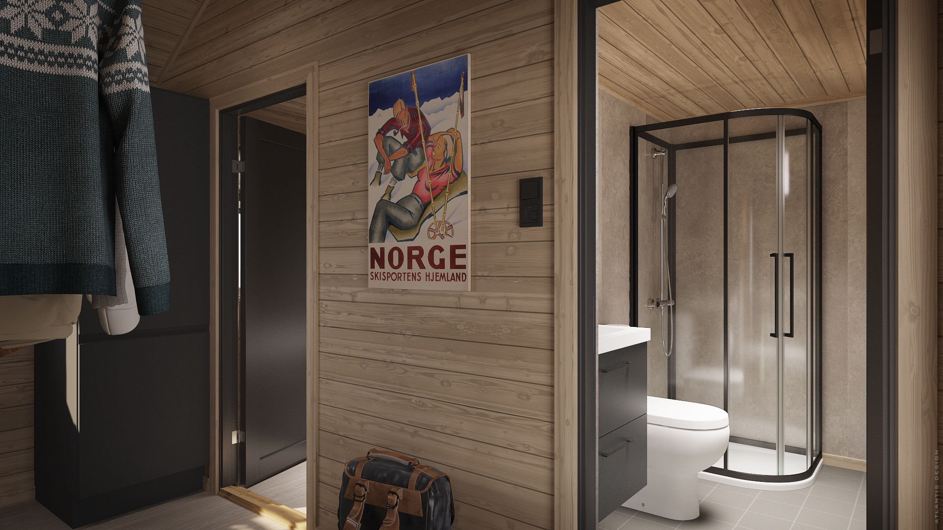 En kikk inn på badet.